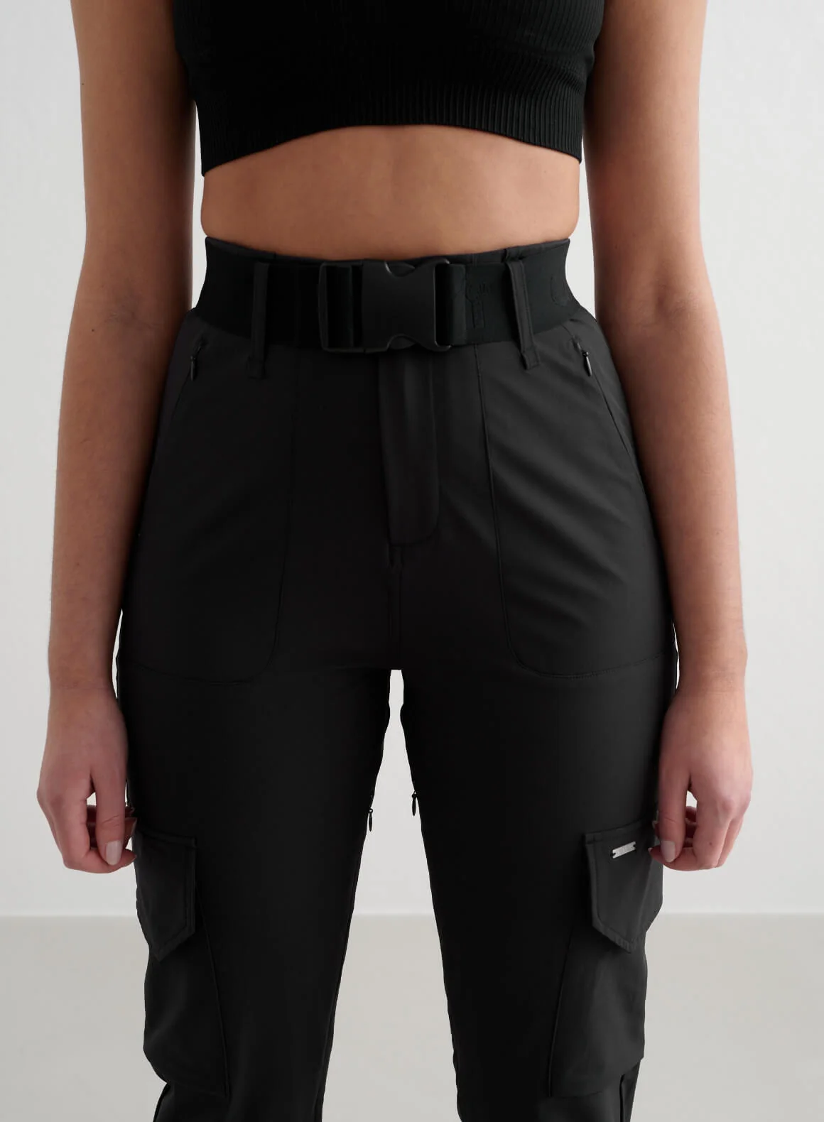 Black Cargo Pants - Image 5