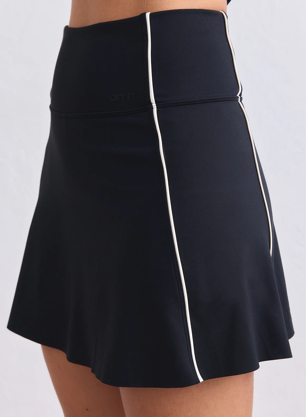 Black Sense Contrast Skort - Image 6