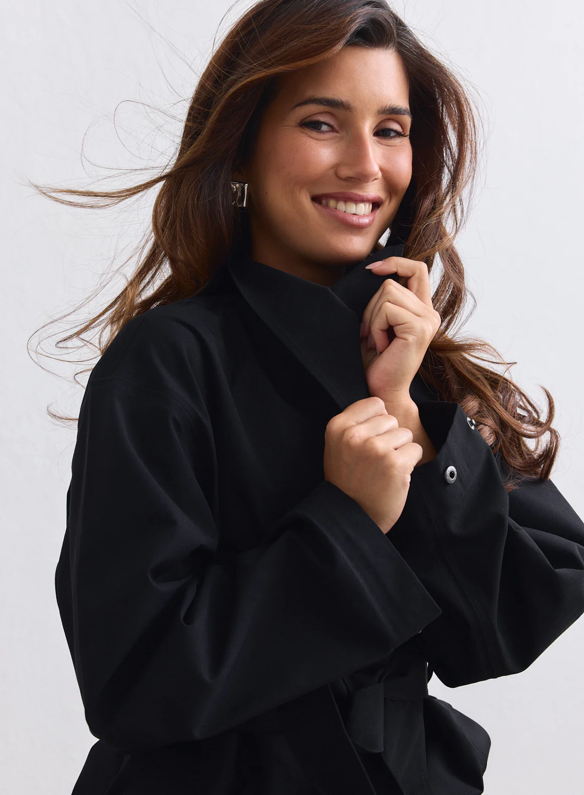 Black Waterproof Coat - Image 2