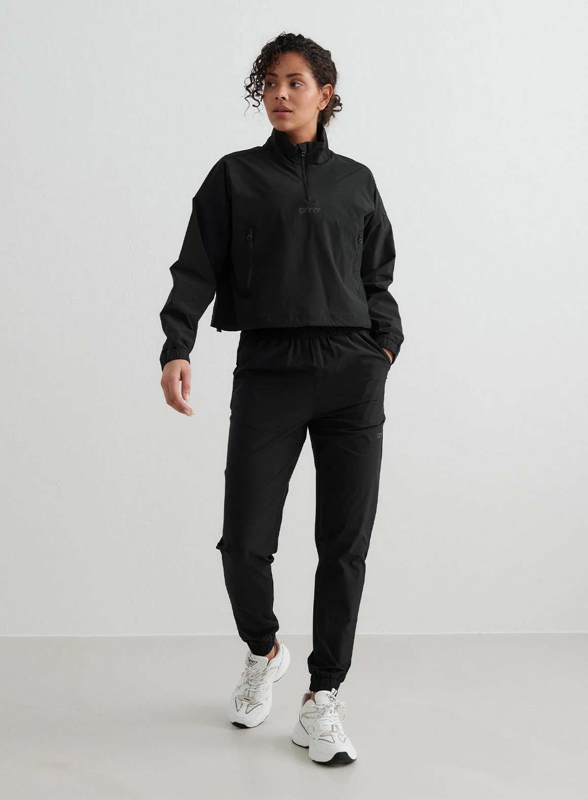 Black Windbreaker Pants - Image 2