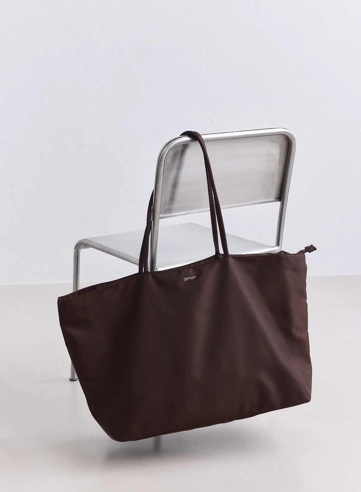 Chocolate Nylon Weekend Bag