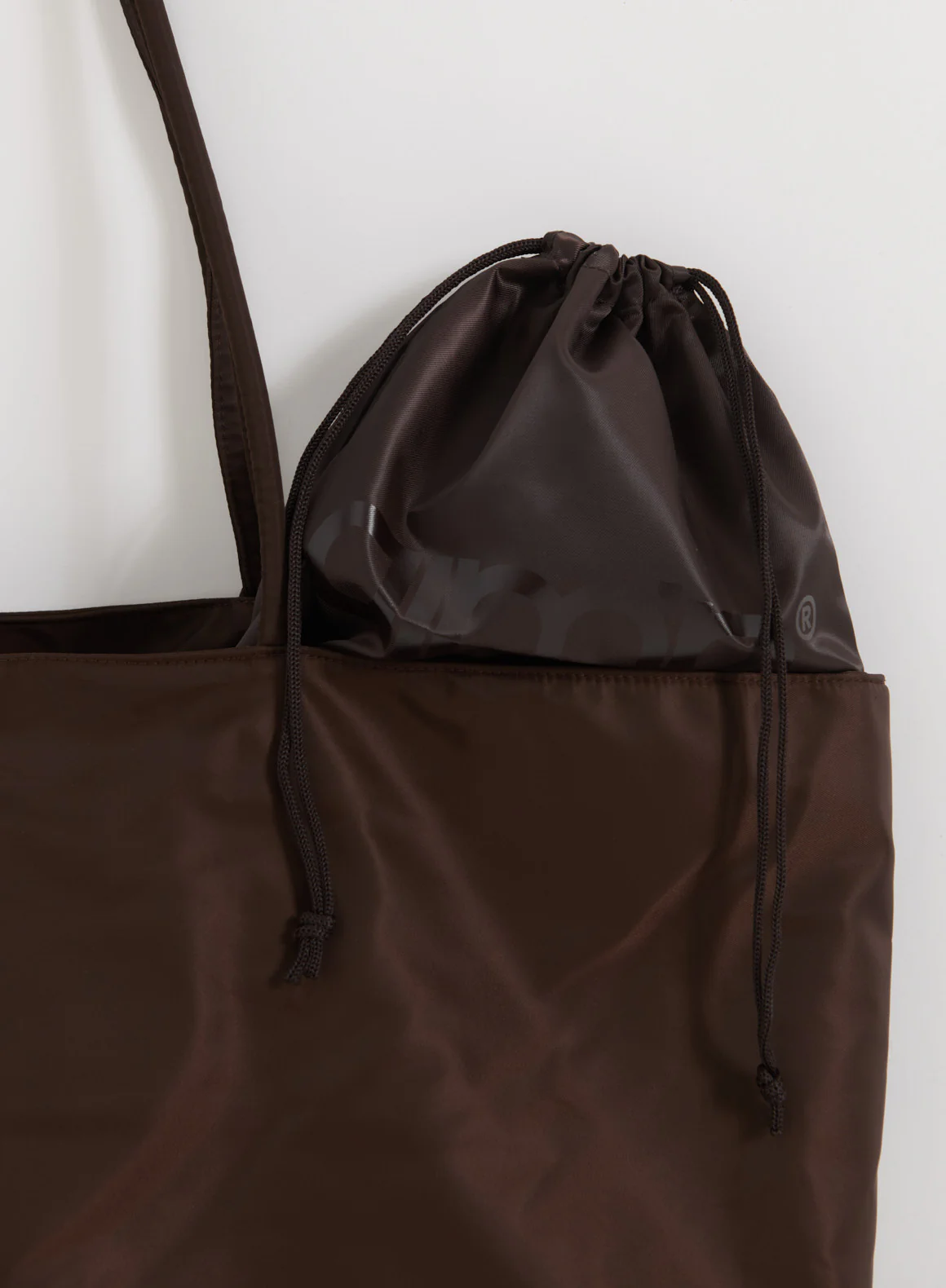 Chocolate Nylon Weekend Bag - Image 3