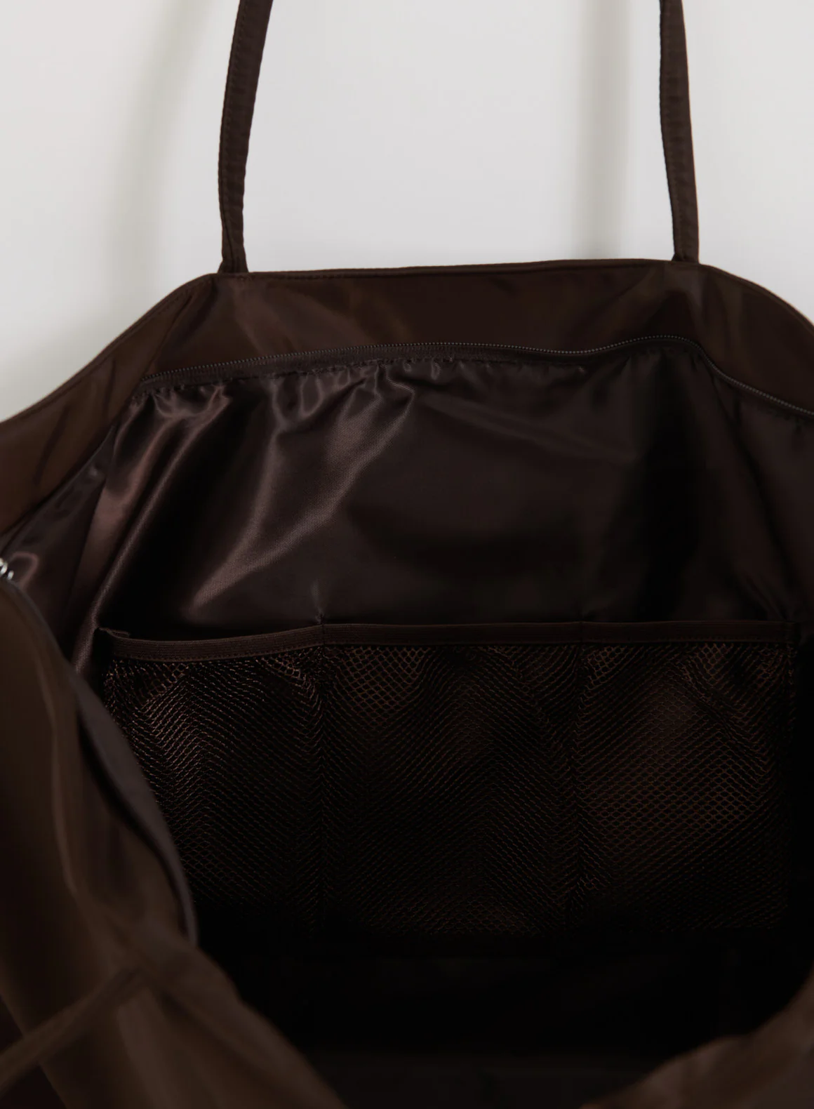 Chocolate Nylon Weekend Bag - Image 4