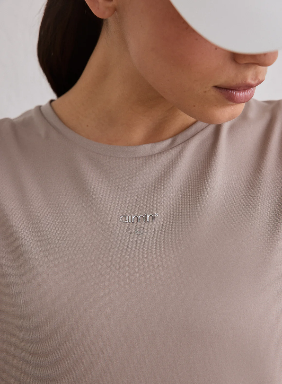 Dark Clay Seamless Running Top - Image 2