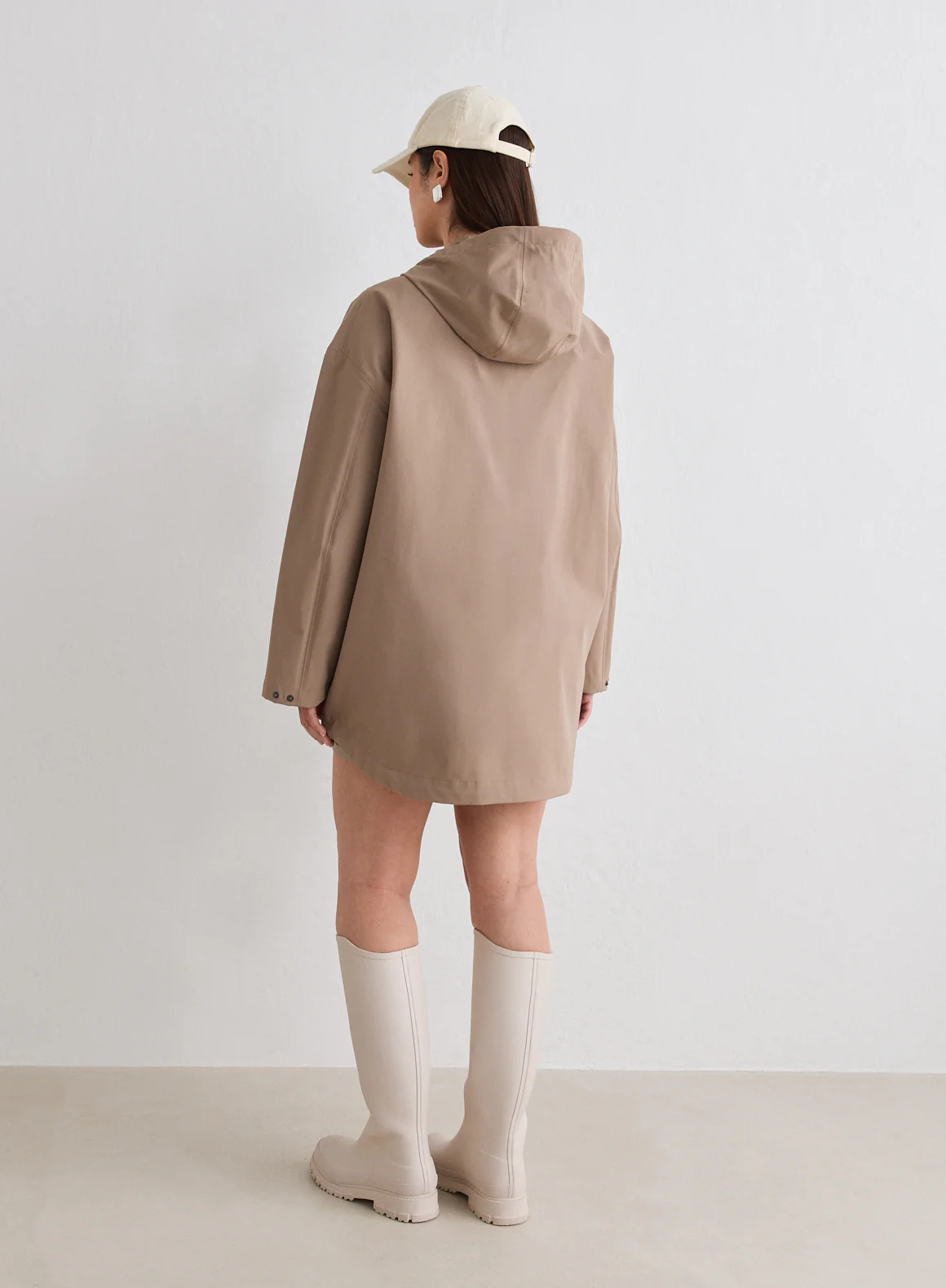 Espresso Waterproof Oversized Anorak - Image 4