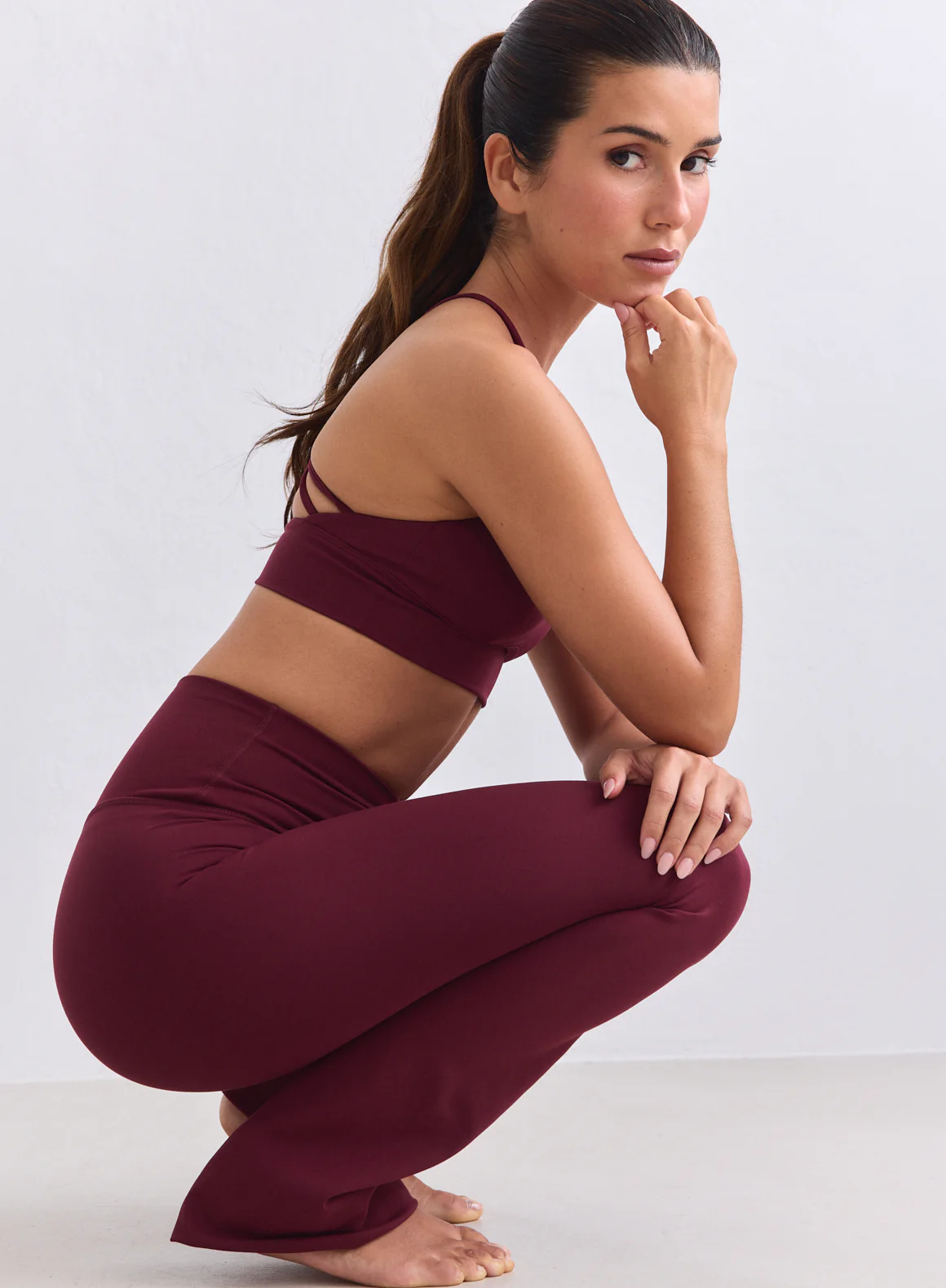 Merlot Sense Flare Petite Tights - Image 3