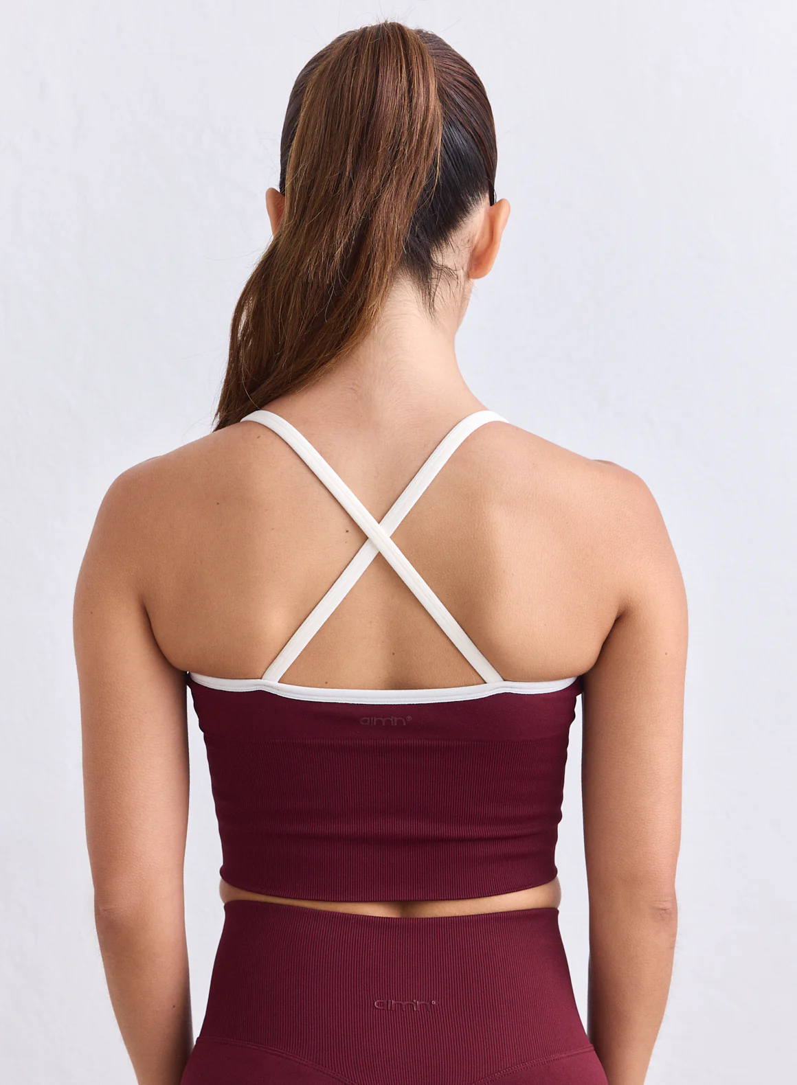 Merlot Shape Seamless Cross Back Bralette - Image 4